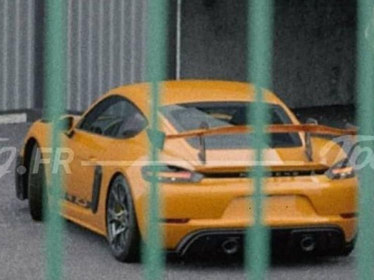 汽车贴膜-Cayman GT4 RS无伪实车曝光